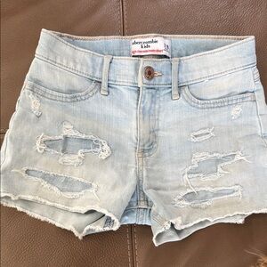 Abercrombie Kids jeans shorts 7/8 girls